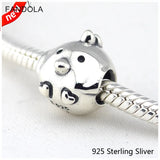 925 Sterling Silver Chicken Charm Bracelet Bead Jewelry Making