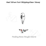 Sterling Silver Dangle Cats Beads Dalmatians Charms Fits Bracelets