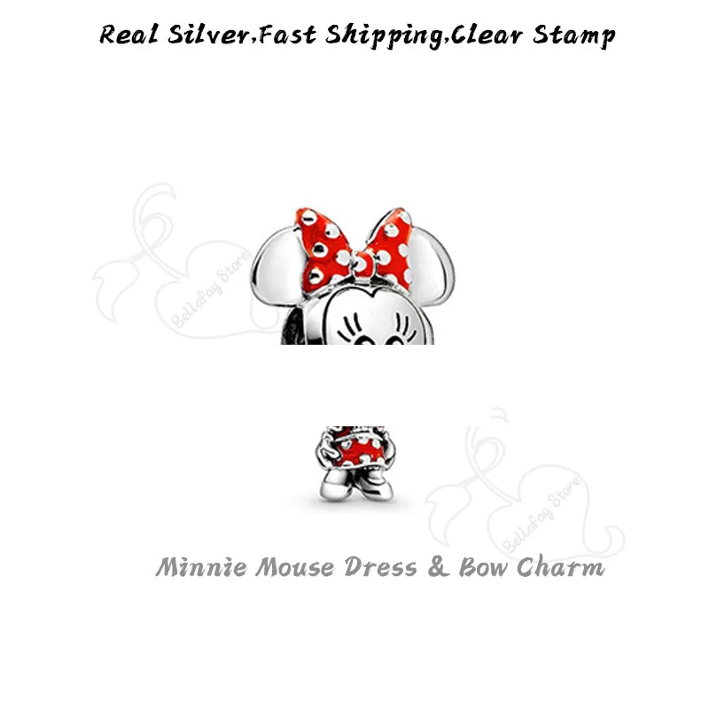 Sterling Silver Dangle Cats Beads Dalmatians Charms Fits Bracelets