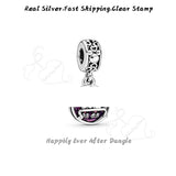 Sterling Silver Dangle Cats Beads Dalmatians Charms Fits Bracelets