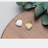 925 Silver Dangle Charms Moon Star Zircon Pendants DIY Jewelry