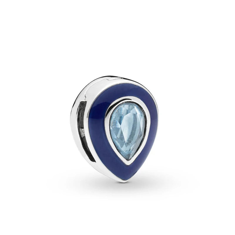 925 Silver Dazzling Droplet Charm for Reflexions Bracelet