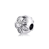 925 Silver Dazzling Daisies Clip DIY Bracelet Charm Bead