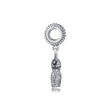 925 Silver Dress Pendant Charm for European Bracelets