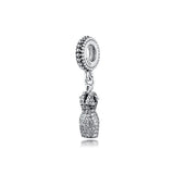 925 Silver Dress Pendant Charm for European Bracelets