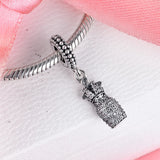 925 Silver Dress Pendant Charm for European Bracelets