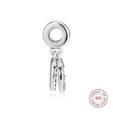 925 Silver Lucky Clover Beads for Bracelet DIY Jewelry