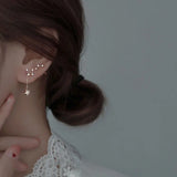 925 Silver Drop Earrings Big Dipper Zircon Earings