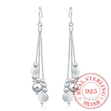 925 Silver Tassel Vintage Drop Earrings Wedding Party Jewelry