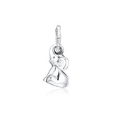 925 Sterling Silver Elephant Charm Bead for Bracelet DIY