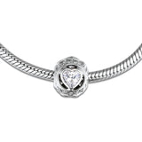 925 Sterling Silver Elevated Stars Pav? Charm Metal Beads