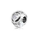 925 Sterling Silver Elevated Stars Pav? Charm Metal Beads