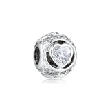 925 Sterling Silver Elevated Stars Pav? Charm Metal Beads