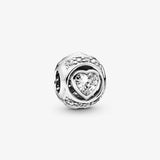 925 Sterling Silver Elevated Stars Pav? Charm Metal Beads