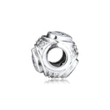 925 Sterling Silver Elevated Stars Pav? Charm Metal Beads
