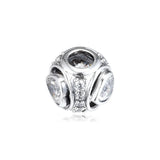 925 Sterling Silver Elevated Stars Pav? Charm Metal Beads