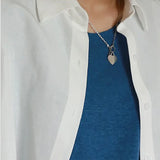 925 Sterling Silver Eliza Coin Pendant Necklace