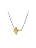 925 Sterling Silver Ginkgo Ball Necklace Gift