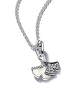 925 Sterling Silver Ginkgo Ball Necklace Gift