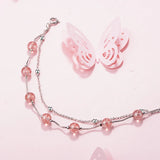 925 Silver Opal Stone Bracelet Women's Jewelry Gift