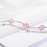 925 Silver Opal Stone Bracelet Women's Jewelry Gift