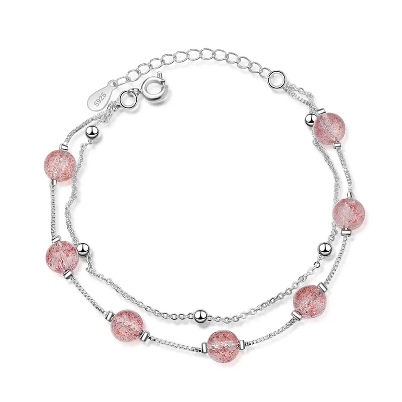 925 Silver Opal Stone Bracelet Women's Jewelry Gift