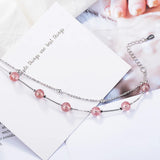 925 Silver Opal Stone Bracelet Women's Jewelry Gift