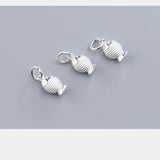 925 Silver Fish Charms for DIY Jewelry Making
