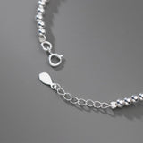 925 Silver Female Korea Beads Ball Charm Bracelet Wedding Gift