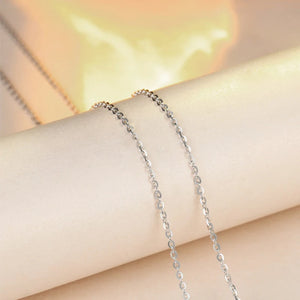925 Silver Necklace for Women 18 inch O-Chain