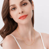 925 Silver Necklace for Women 18 inch O-Chain
