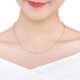 925 Silver Necklace for Women 18 inch O-Chain