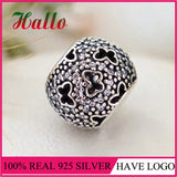 925 Silver Fluttering Butterflies Charm for Bracelets DIY Berloque