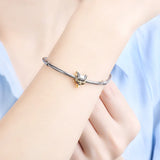 925 Sterling Silver Saddle Beads Sport Charms for European Bracelet