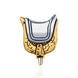 925 Sterling Silver Saddle Beads Sport Charms for European Bracelet