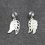 925 Silver Angel Wings Charms for DIY Jewelry Making