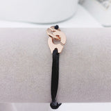925 Sterling Silver Handcuff Bracelet with Rope Bracelet