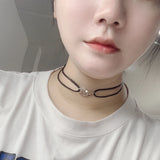 925 Silver Handcuff Necklace Les Menottes Pendant with Adjustable Rope