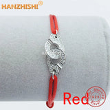 925 Silver Handcuffs Bracelet Zircon Menottes