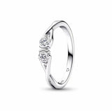 925 Silver High Droplet Petal Ring Jewelry for Women