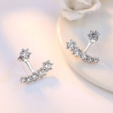 925 Silver Crystal Earrings for Women