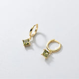 925 Sterling Silver Multicolor Huggie Hoop Earrings For Women Girls