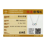 925 Sterling Silver Infinity Love Necklace for Women Wedding Gift