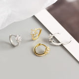 925 Silver Ins Giant Stars Women Girl Birthday Gift Jewelry