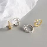 925 Silver Ins Giant Stars Women Girl Birthday Gift Jewelry