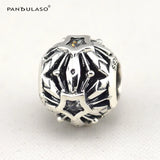 925 Silver Snowflake Bead for Charm Bracelet & Choker