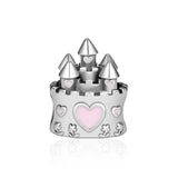 925 Sterling Silver Beauty Castle Beads Charms for Bracelets Necklaces