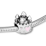 925 Sterling Silver Beauty Castle Beads Charms for Bracelets Necklaces
