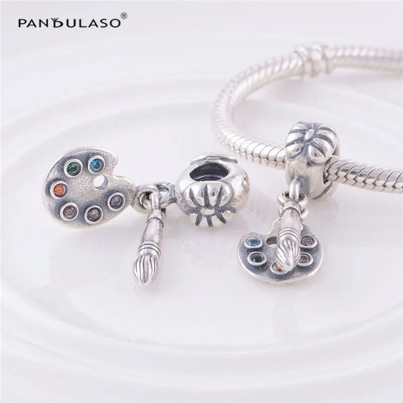 925 Sterling Silver Charm Beads for Bracelet & Choker
