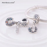 925 Sterling Silver Charm Beads for Bracelet & Choker